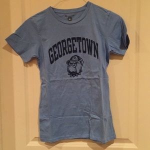 Georgetown university blue T-shirt